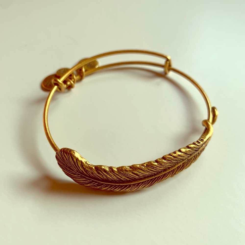 Alex and Ani Spiritual Armor Plume Bangle Bracelet